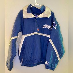 Vintage Dallas Cowboys Starter NFL Puffer Jacket